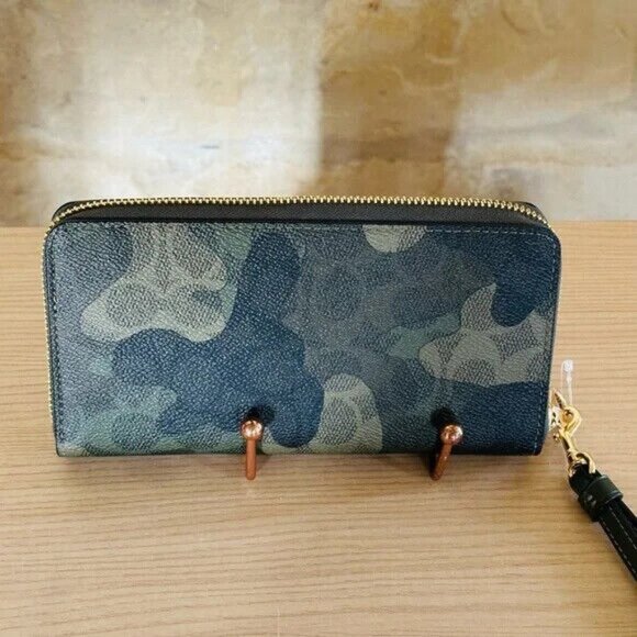 COACH CAMO ROWAN SATCHEL IN SIGNATURE CANVAS HANDBAG/Wallet option NWT - Picture 10 of 14